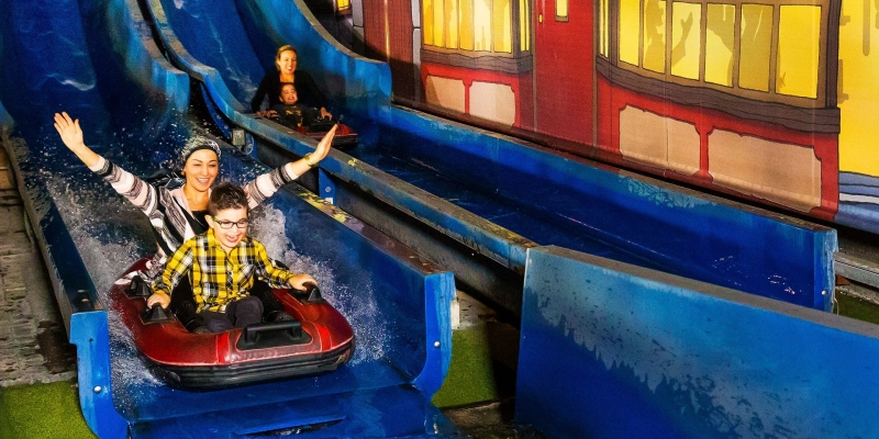 Drakenslangen glijden