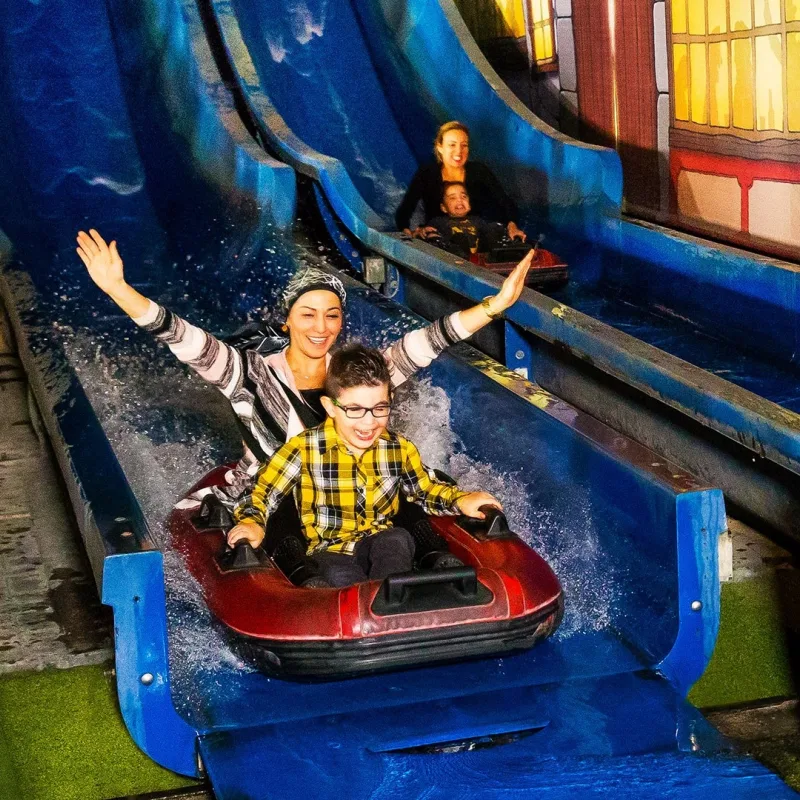 Drakenslangen glijden