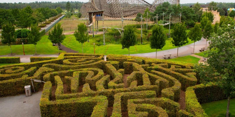 Dwaalhof bovenaanzicht