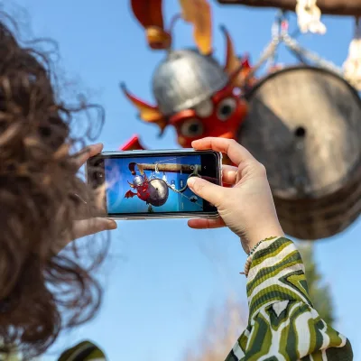 Sparkys Splash Dock foto maken