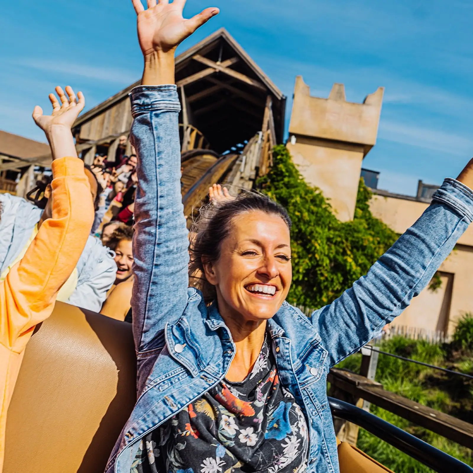 Troy - the highest and longest wooden coaster… | Theme Park Toverland