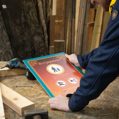 Wachtrijbord Speelkasteel