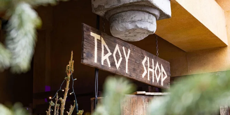 Trojaanse schatten bord