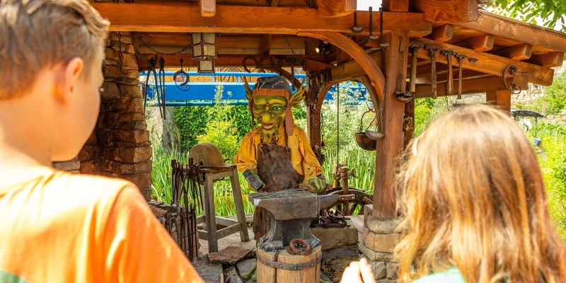 Waterdwarf Alley gezin