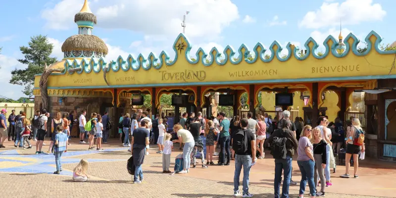 Toverland ingang gasten