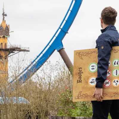 Wachtrijbord Merlins Quest