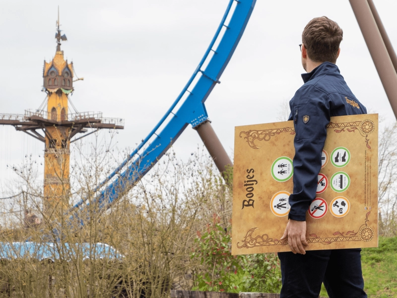 Wachtrijbord Merlins Quest